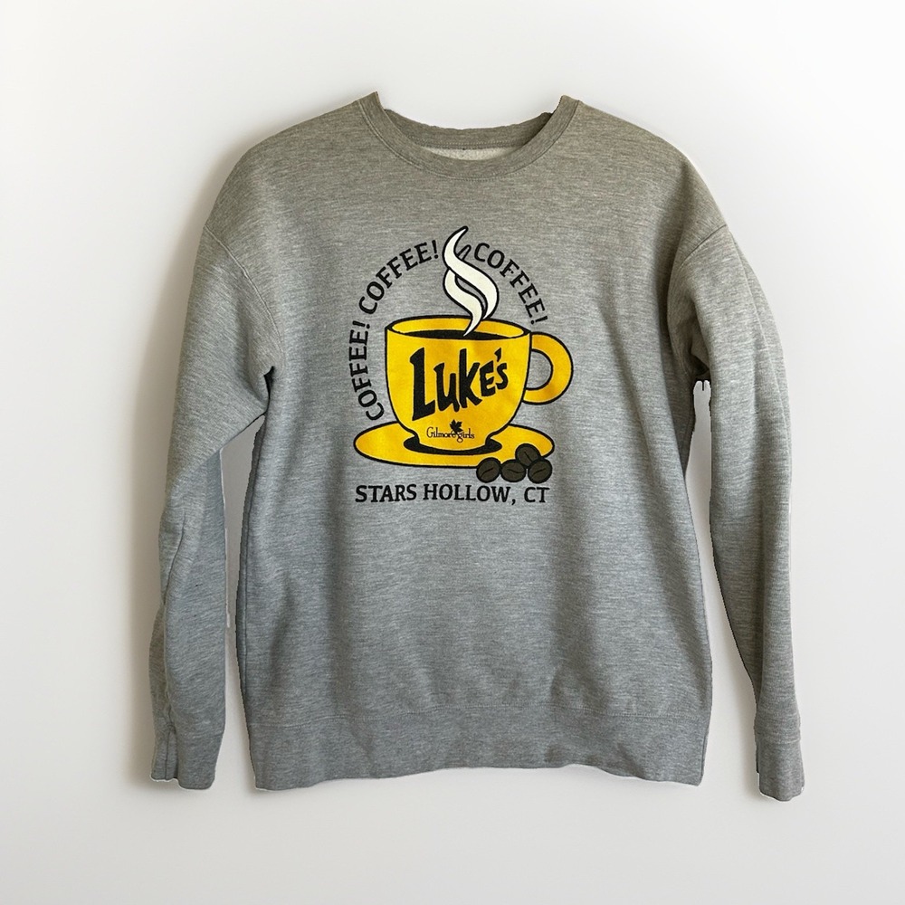 Gilmore Girls Luke's Diner Crewneck Pullover Box Lunch Sweatshirt Womens M
